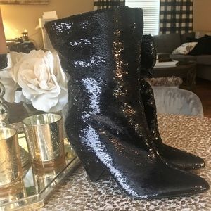 Steve Madden Sequin boots